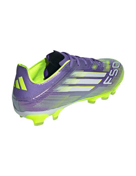 bota de fútbol adidas F50 PRO MG, blanco/verde