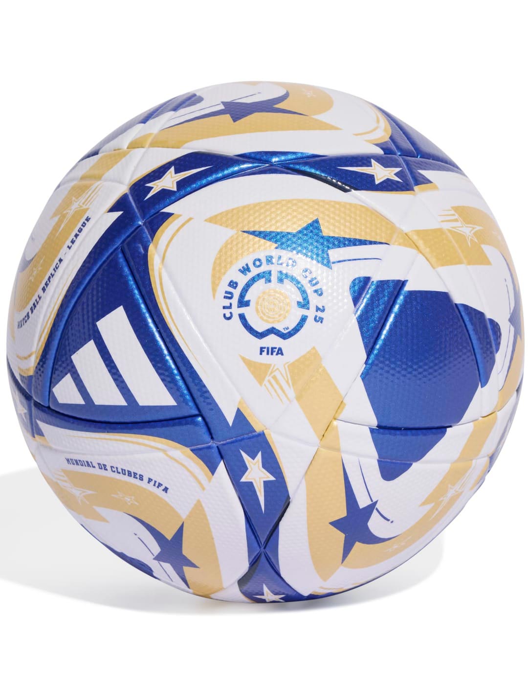 balón de fútbol adidas final copa del mundo de clubs., blanco/marino/oro