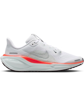 zapatilla nike junior PEGASUS 41, blanco/plata
