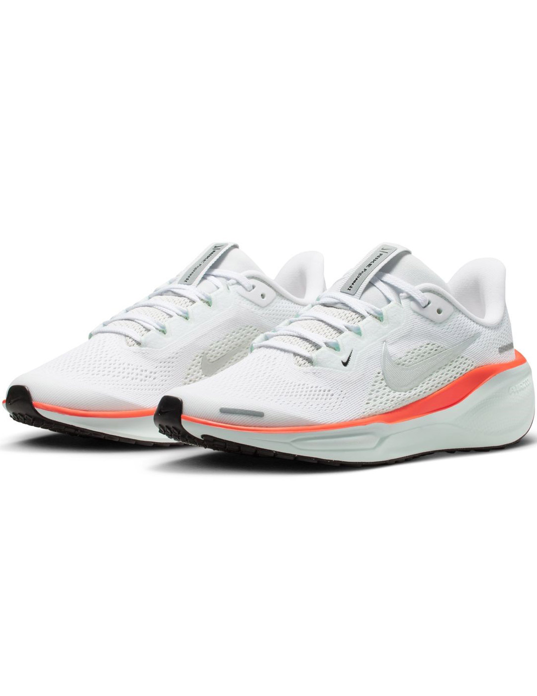 zapatilla nike junior PEGASUS 41, blanco/plata