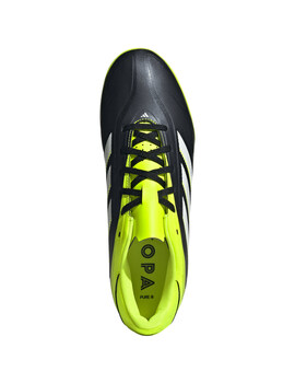 bota de fútbol adidas COPA PURE III CLUB Turf, negro/fluor