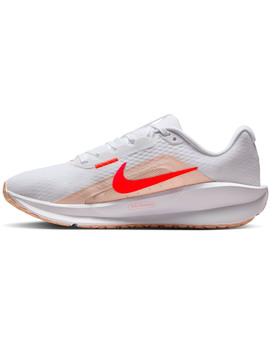 zapatilla running mujer nike  DOWNSHIFTER 13 blanco/naranja