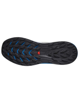 zapatilla trail running hombre, salomon ULTRA FLOW, Gris/negro/azulon