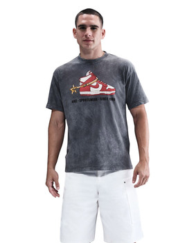 camiseta m/c hombre nike TEE M90 OC VNTG, gris