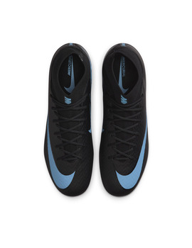 botas de fútbol nike ZM SUPERFLY 10 ACAD FG/MG, negro/azul