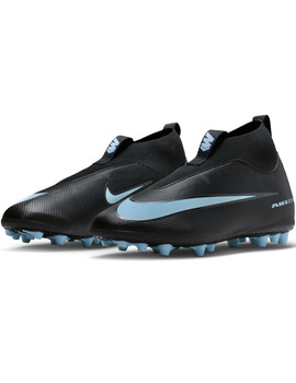bota de fútbol nike JR ZOOM SUPERFLY 10, negro/azul