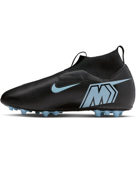 bota de fútbol nike JR ZOOM SUPERFLY 10, negro/azul