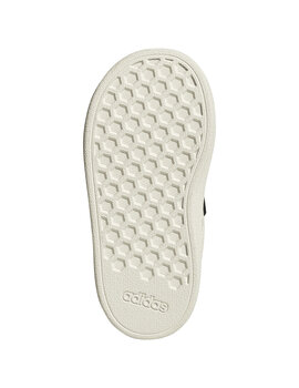 zapatilla adidas bebé con velcro GRAND COURT, negro blanco