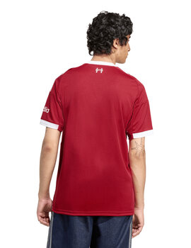 camiseta manga corta adidas Livepool roja