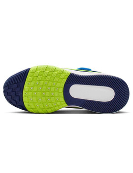 zapatilla niño con velcro nike  STAR RUNNER 5 , celeste/marino