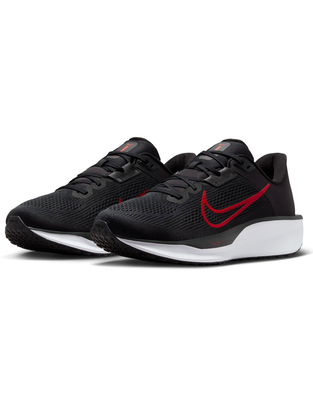 zapatilla running hombre nike  QUEST 6, negro/rojo