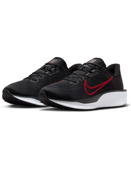 zapatilla running hombre nike  QUEST 6, negro/rojo