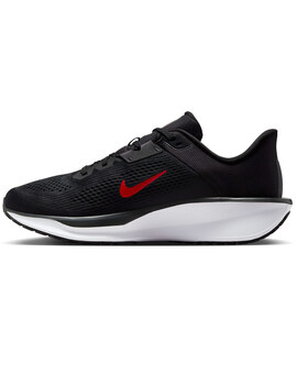 zapatilla running hombre nike  QUEST 6, negro/rojo