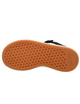 zapatilla adidas junior GRAND COURT, negro/blanco