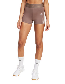 short adidas mujer HYGLM 3 pulgadas, marrón