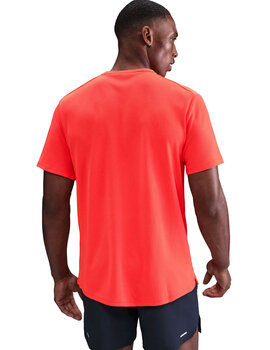 camiseta manga corta técnica nike MILER, naranja fluor