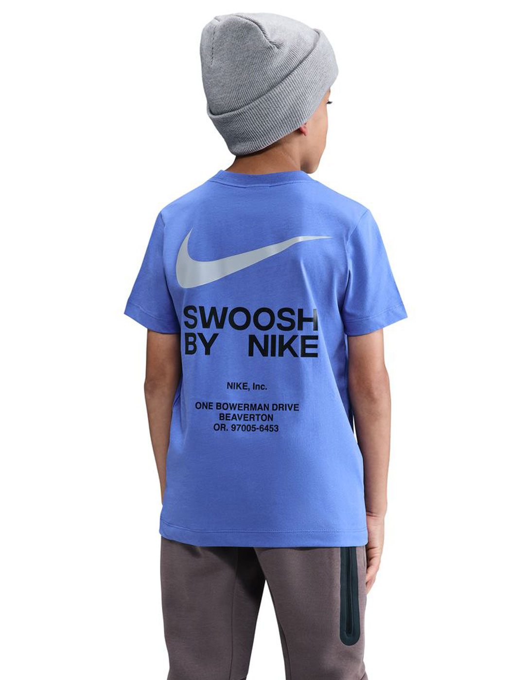 camiseta niño manga corta nike sportwear, azul
