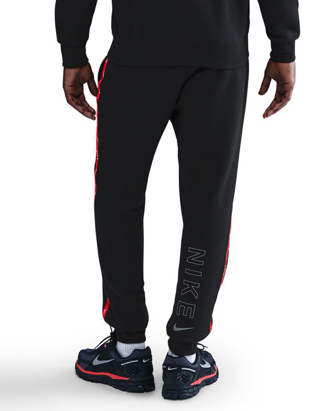 pantalón de chandal nike hombre  SPORTSWEAR CLUB, negro/rojo