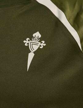 sudadera Celta JR. media cremallera verde
