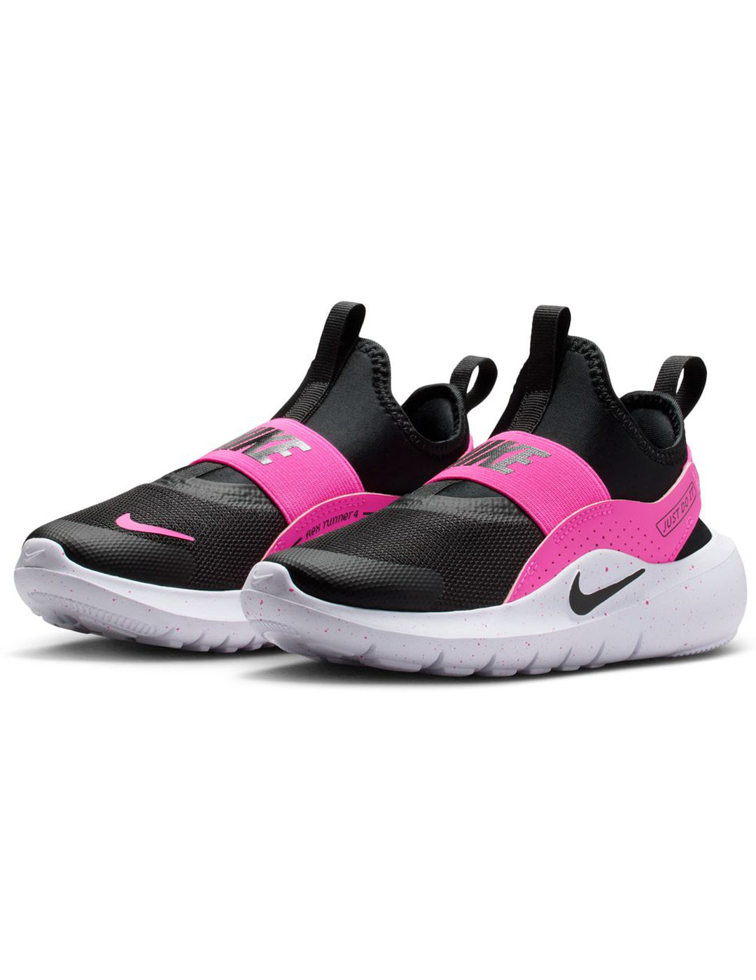 zapatilla niña nike  FLEX RUNNER 4 negro/fucshia