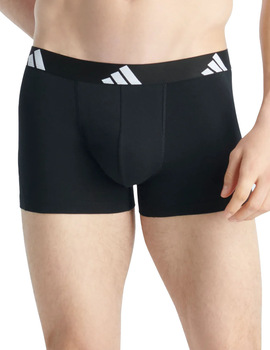 boxer ADIDAS 2P COTTON, negro y negro