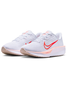 nike  QUEST 6 mujer, running, blanco/rojo