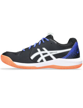 asics GEL-DEDICATE 8 PADEL, negro/blanco