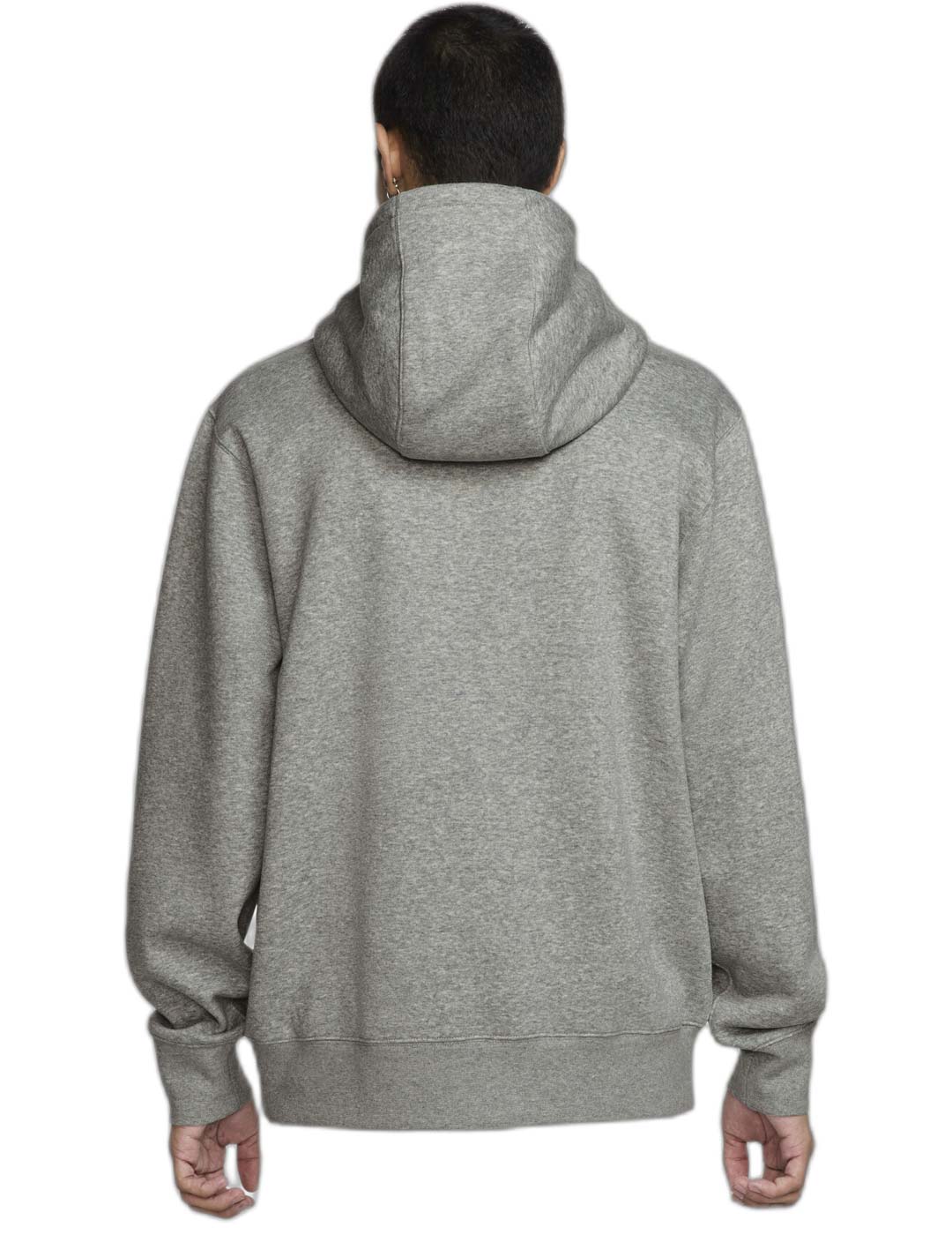 sudadera capucha nike  CLUB MEN'S PULLOVER, gris