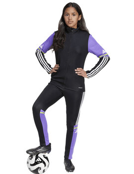 chaqueta adidas SQ25 TR JKT junior, negro/morado