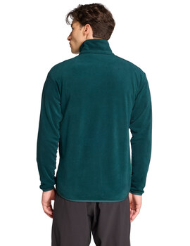 sudadera abierta polar adidas TERREX verde