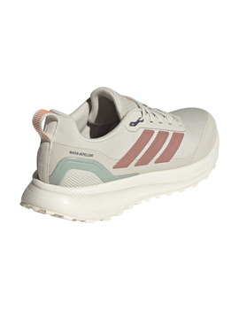 adidas RUNFALCON 5 TR mujer, repelente agua, beige