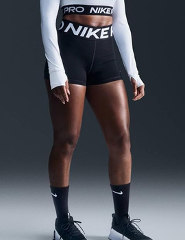 short mujer NIKE PRO SCULPT, negro/blanco