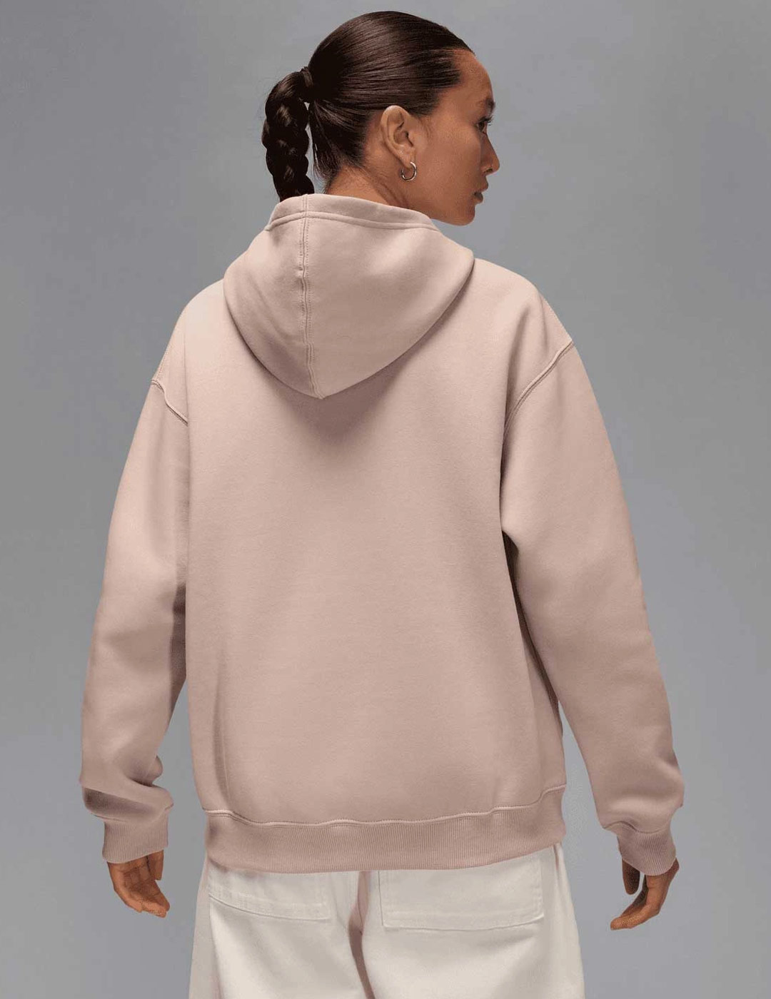 sudadera capucha mujer JORDAN BROOKLYN  , rosa