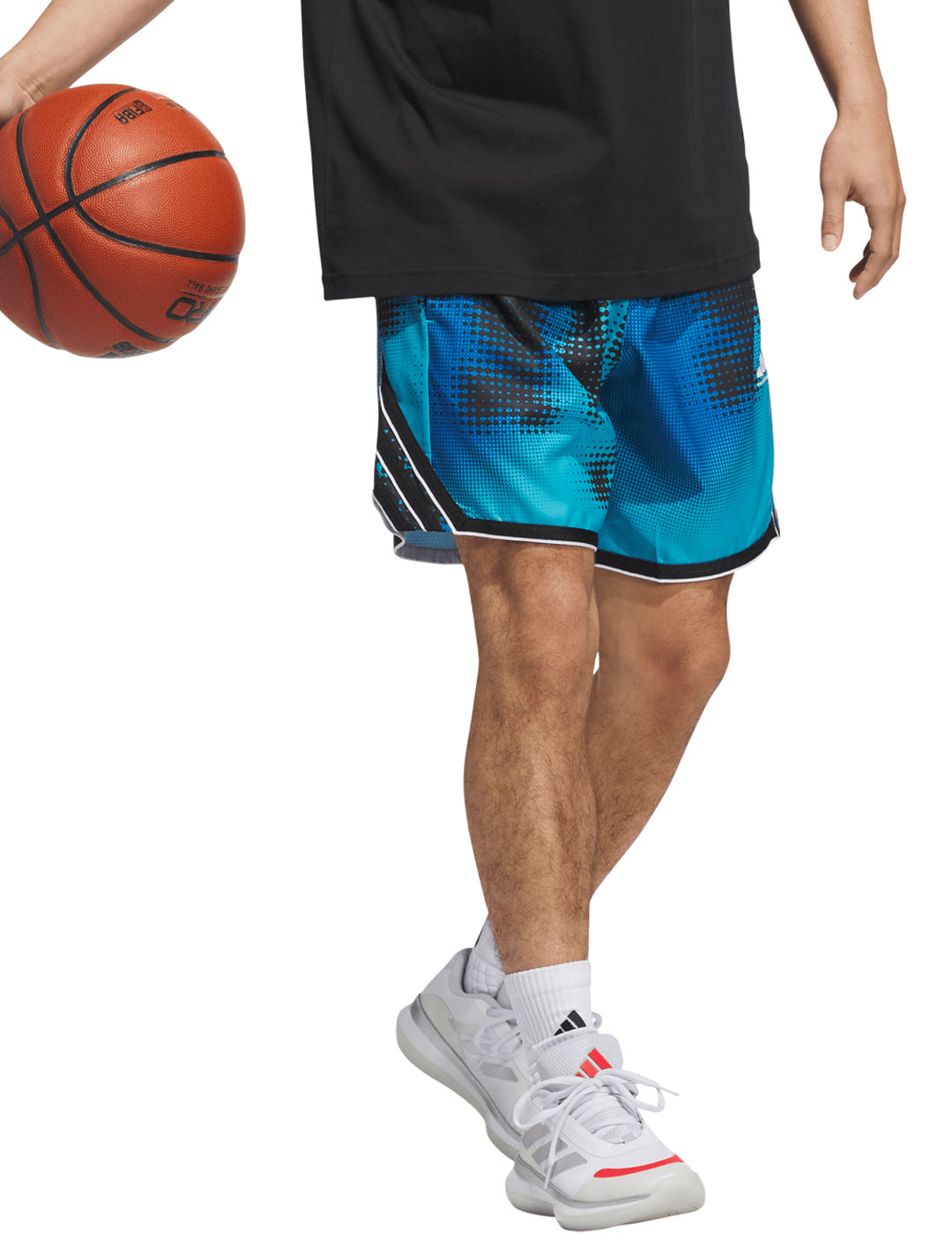 short basket adidas CRAZYLITE AOP 3, multicolor