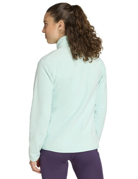 sudadera abierta polar adidas Terrex mujer, celeste