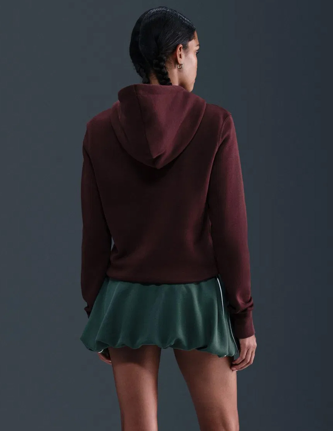 sudadera capucha mujer  nike  SPORTSWEAR PHOENIX, granate