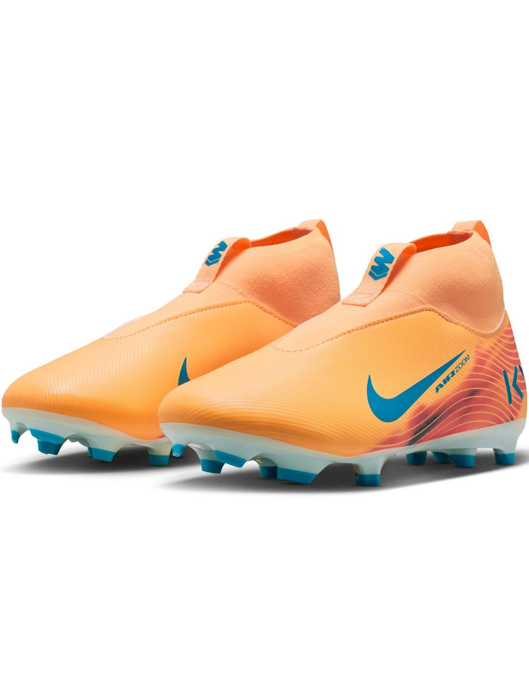 nike JR. MERCURIAL KYLIAN MBAPPÉ SUPERFLY 10 ACAD sin cordones, coral