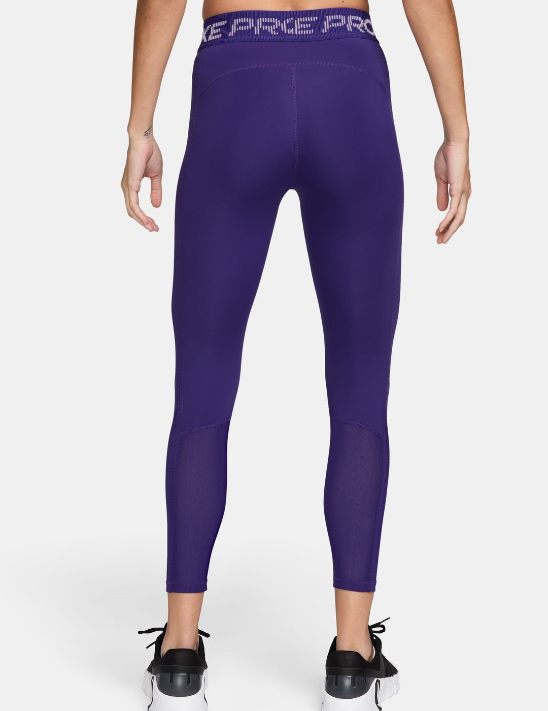 malla larga NIKE PRO WOMEN'S MID-RISE 7/8 , morado