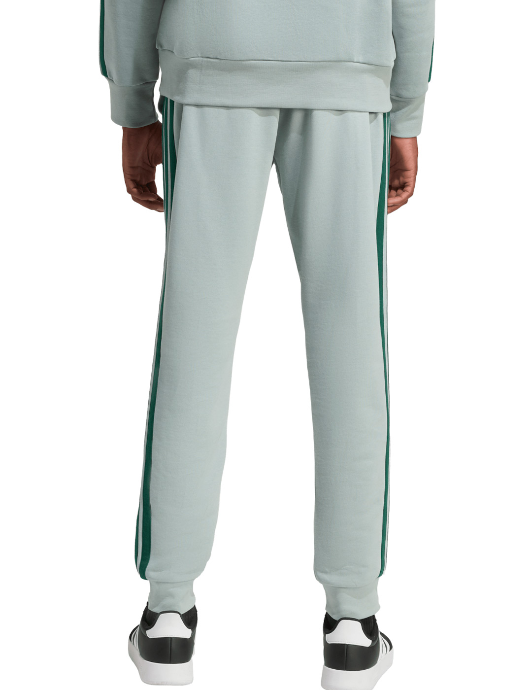 pantalón chandal adidas tres bandas verde/verde botella