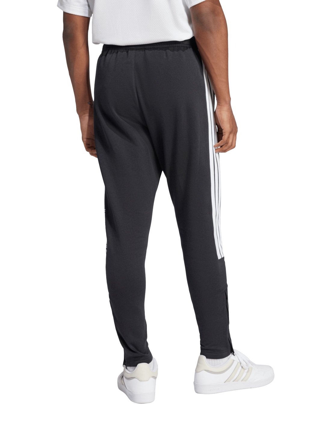 pantalón chandal hombnre adidas M TIRO FL, negro/blanco
