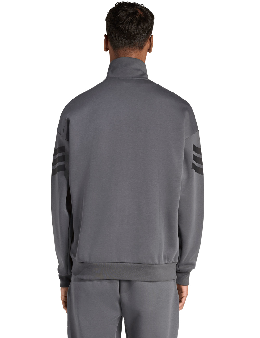 sudadera abierta adidas FI 3S FZ., gris