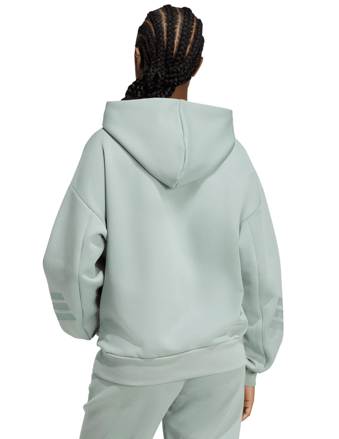 sudadera de capucha mujer adidas FI 3S OH , verde