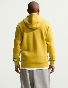 sudadera de capucha hombre, nike  CLUB mostaza