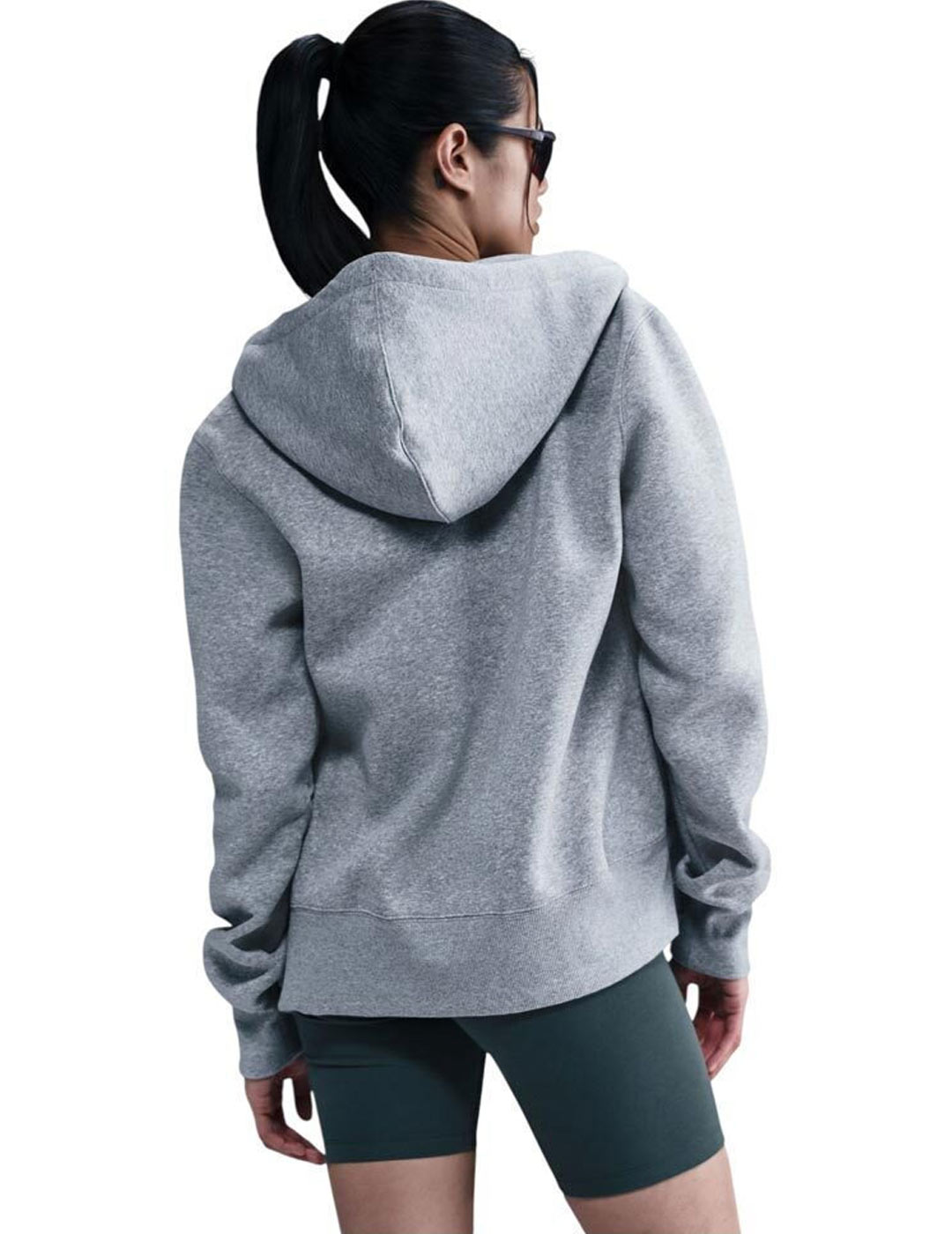sudadera con capucha niike, abierta con cremallera mujer SPORTSWEAR PHOENIX, gris