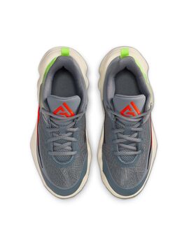nike GIANNIS IMMORTALITY 4 junior, gris/fluor/naranja