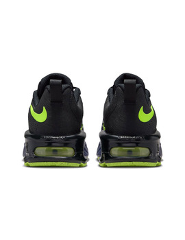 zapatilla nike AIR MAX FIRE junior, negro/azulon/fluor