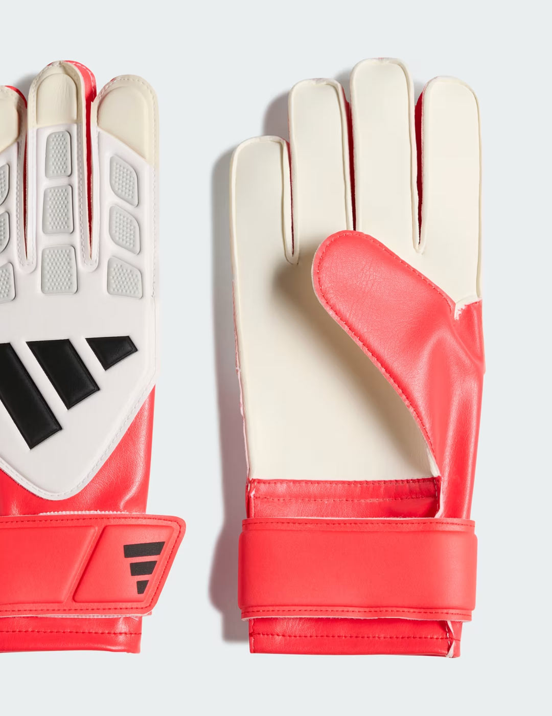 guante portero adidas niño, rojo/blanco