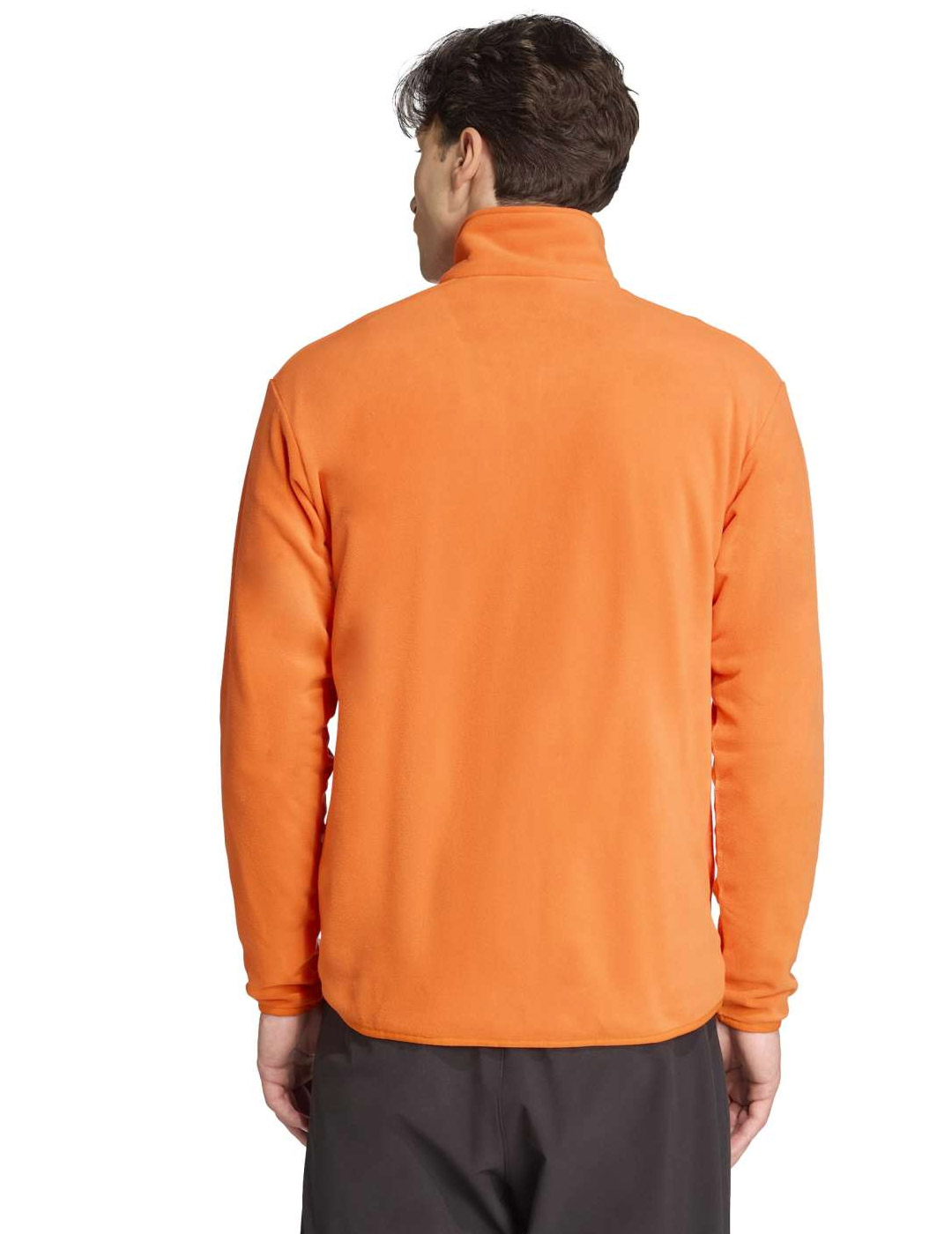 sudadera abierta Polar adidas naranja