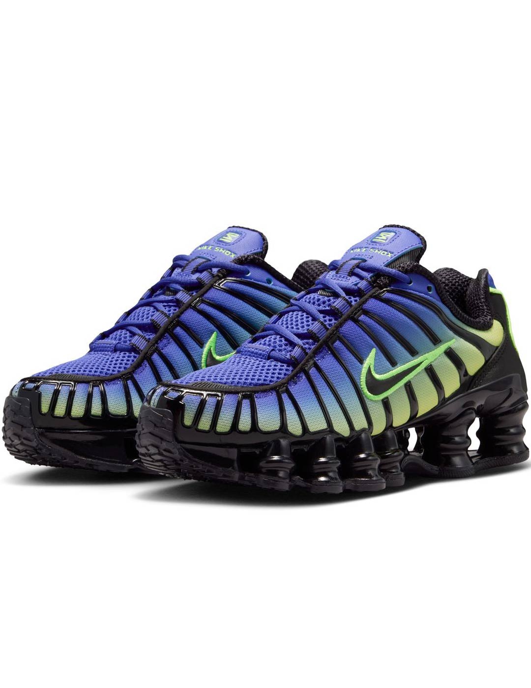 nike SHOX TL junior, azulón/verde/negro