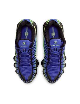 nike SHOX TL junior, azulón/verde/negro